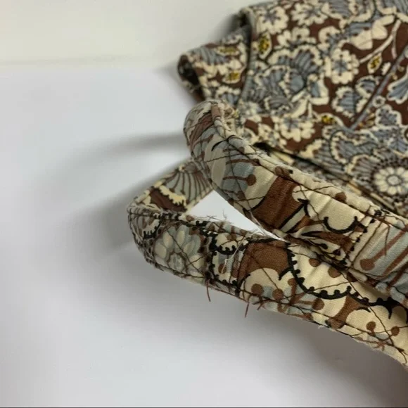 Vera Bradley Slate Blooms Side By Side Tote Shoulder Bag Crafts/Repairs - Picture 6 of 11